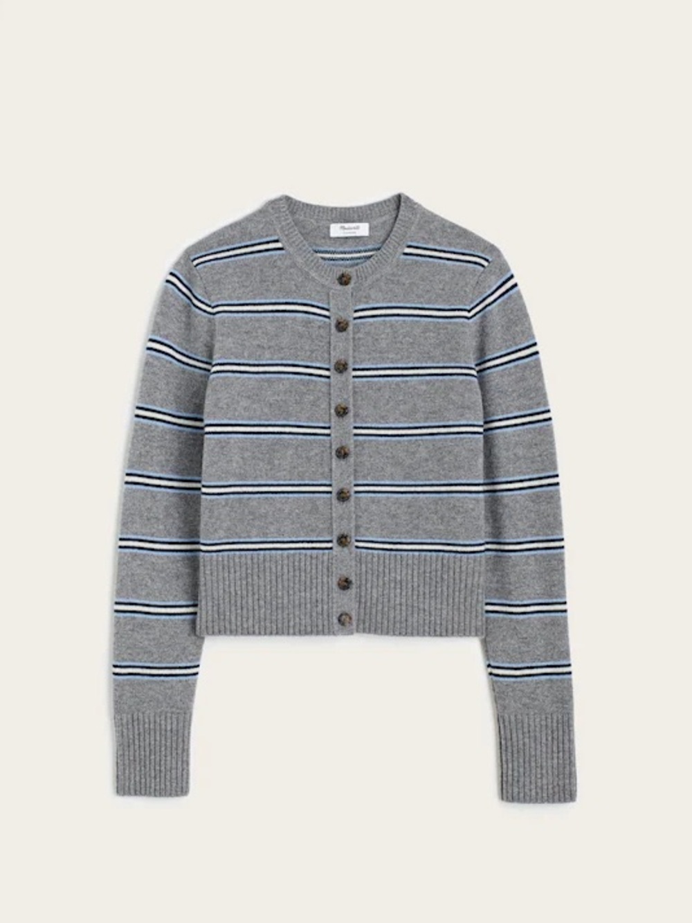 NWT Madewell Crewneck Cardigan in 100% Cashmere